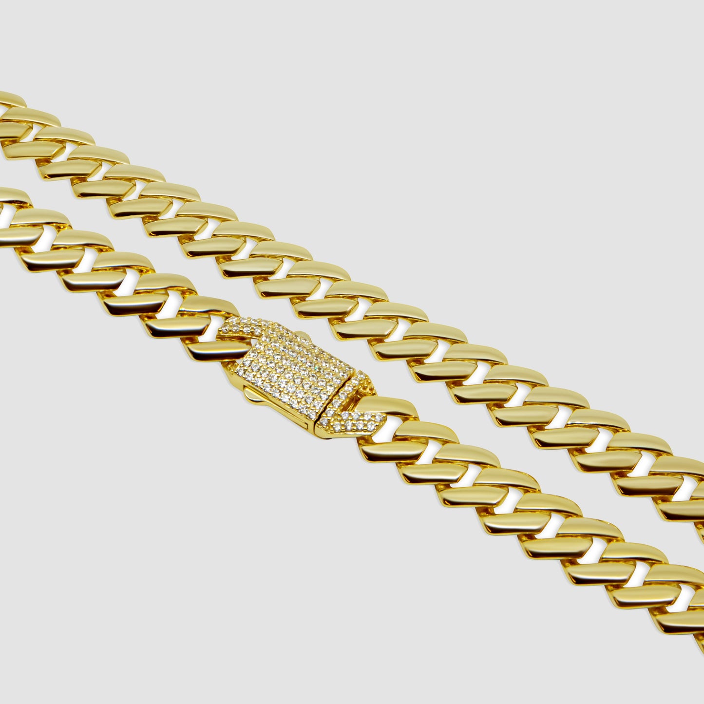 Rhombus Miami Cuban Link Chain - 10mm