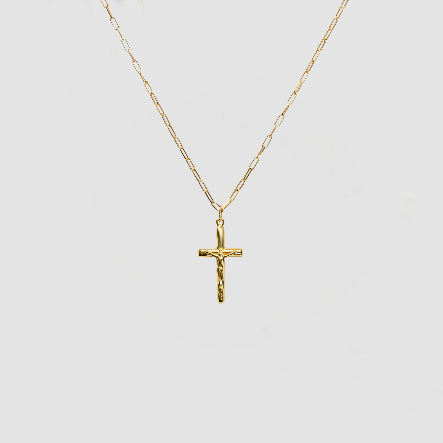 Crucifix Necklace - Reda Link Chain