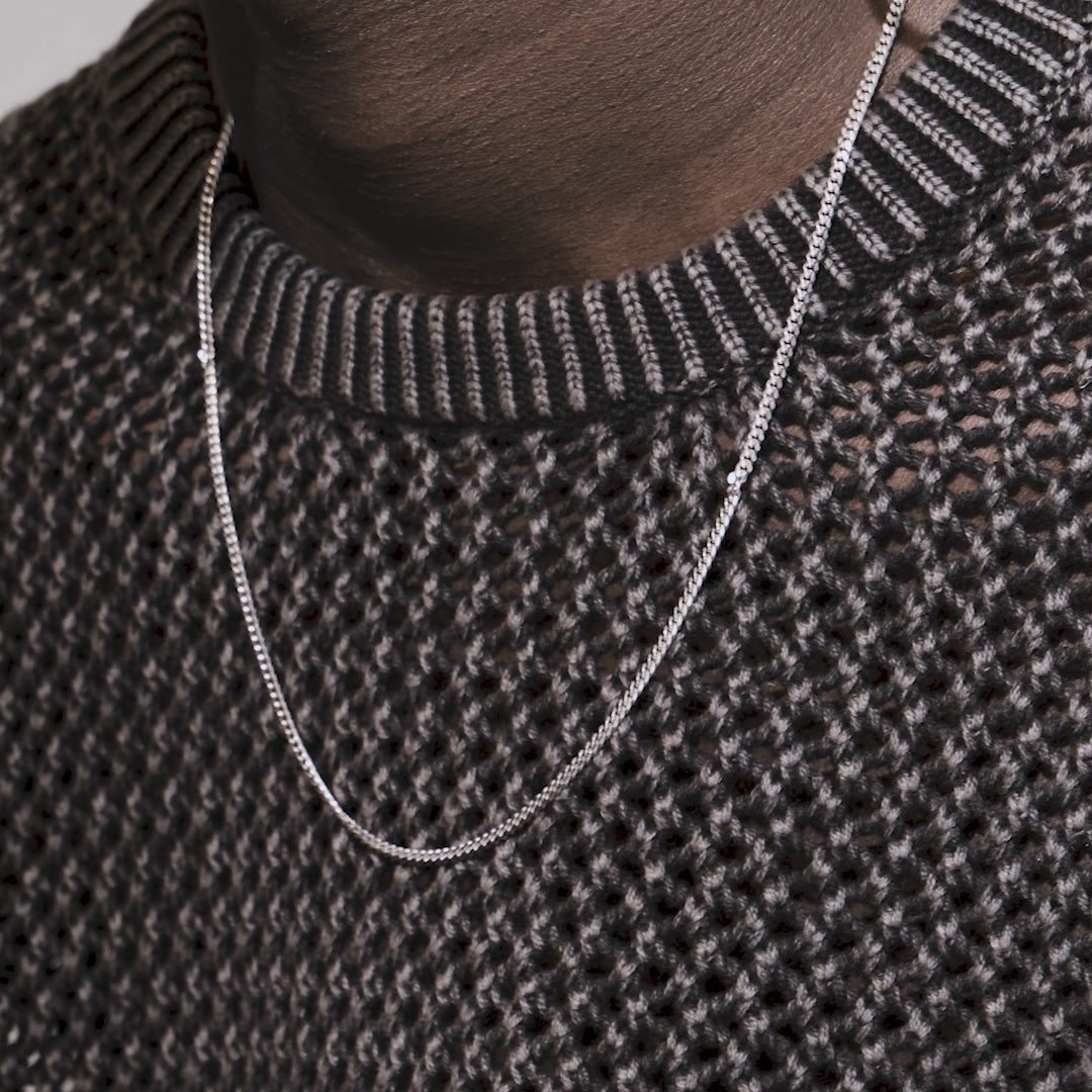 Sterling Silver Cuban Link Chain - 3mm