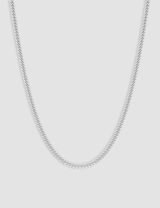 Sterling Silver Cuban Link Chain - 4mm