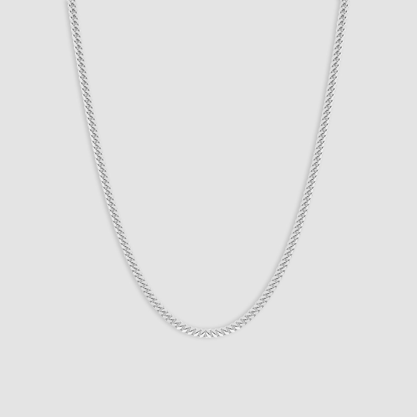 Sterling Silver Cuban Link Chain - 4mm