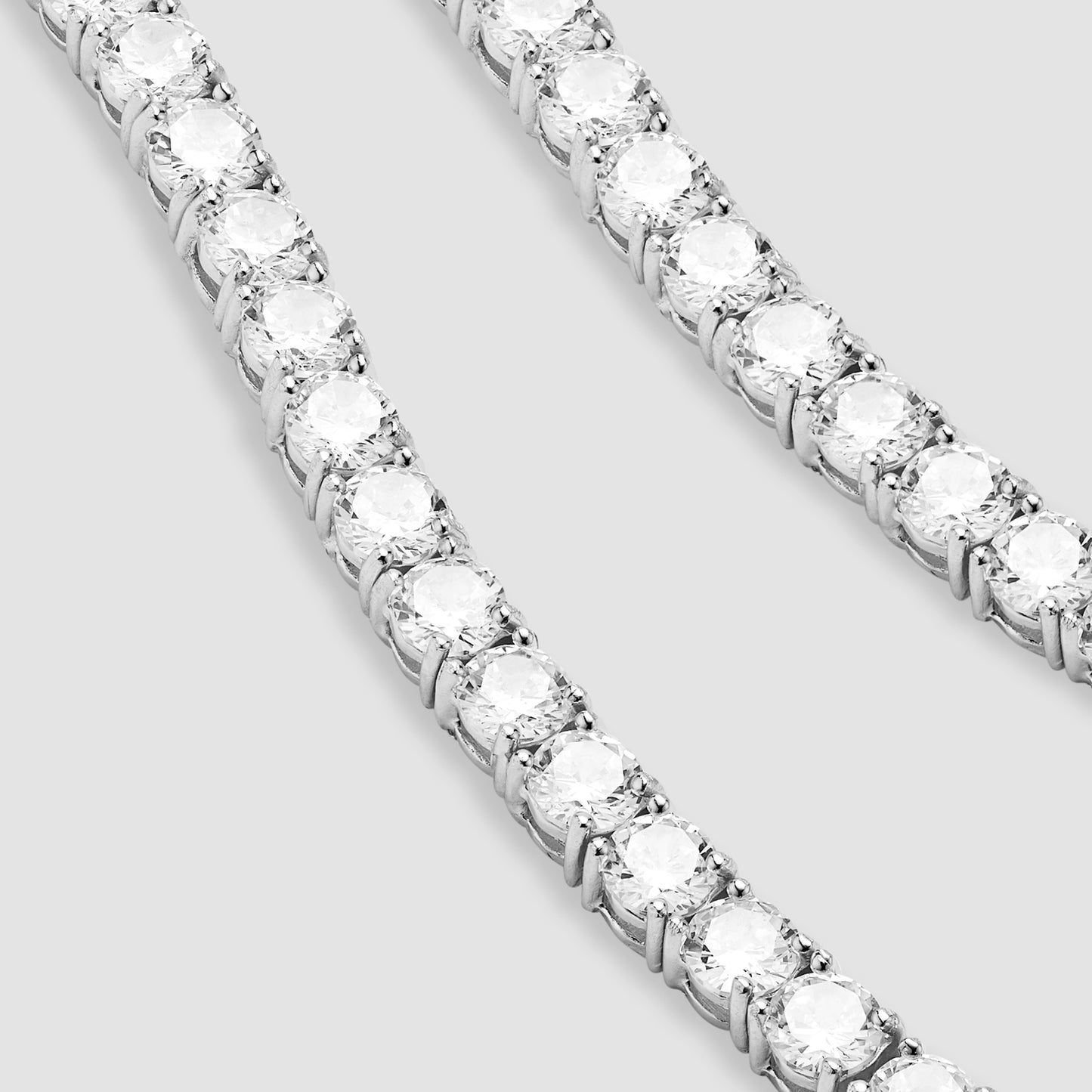 Sterling Silver Tennis Chain - 4mm