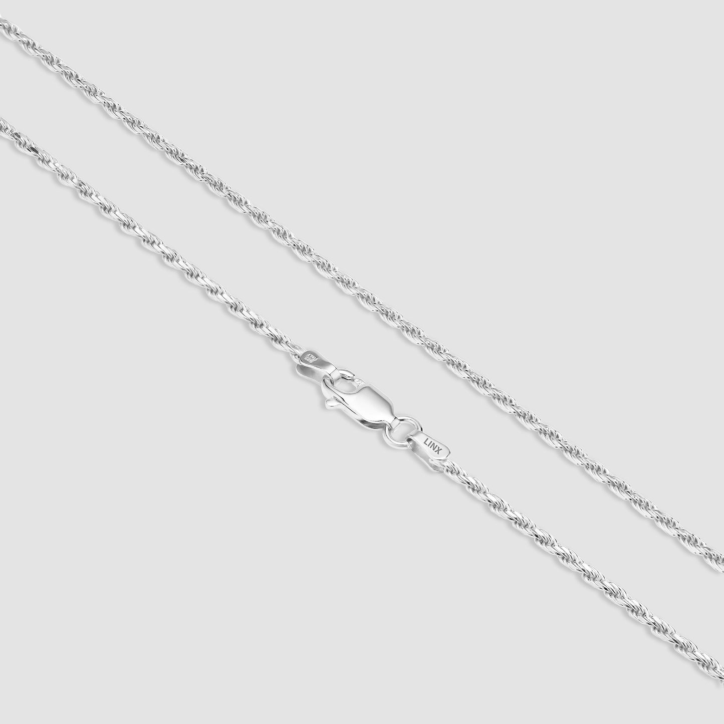 Sterling Silver Rope Chain - 2mm
