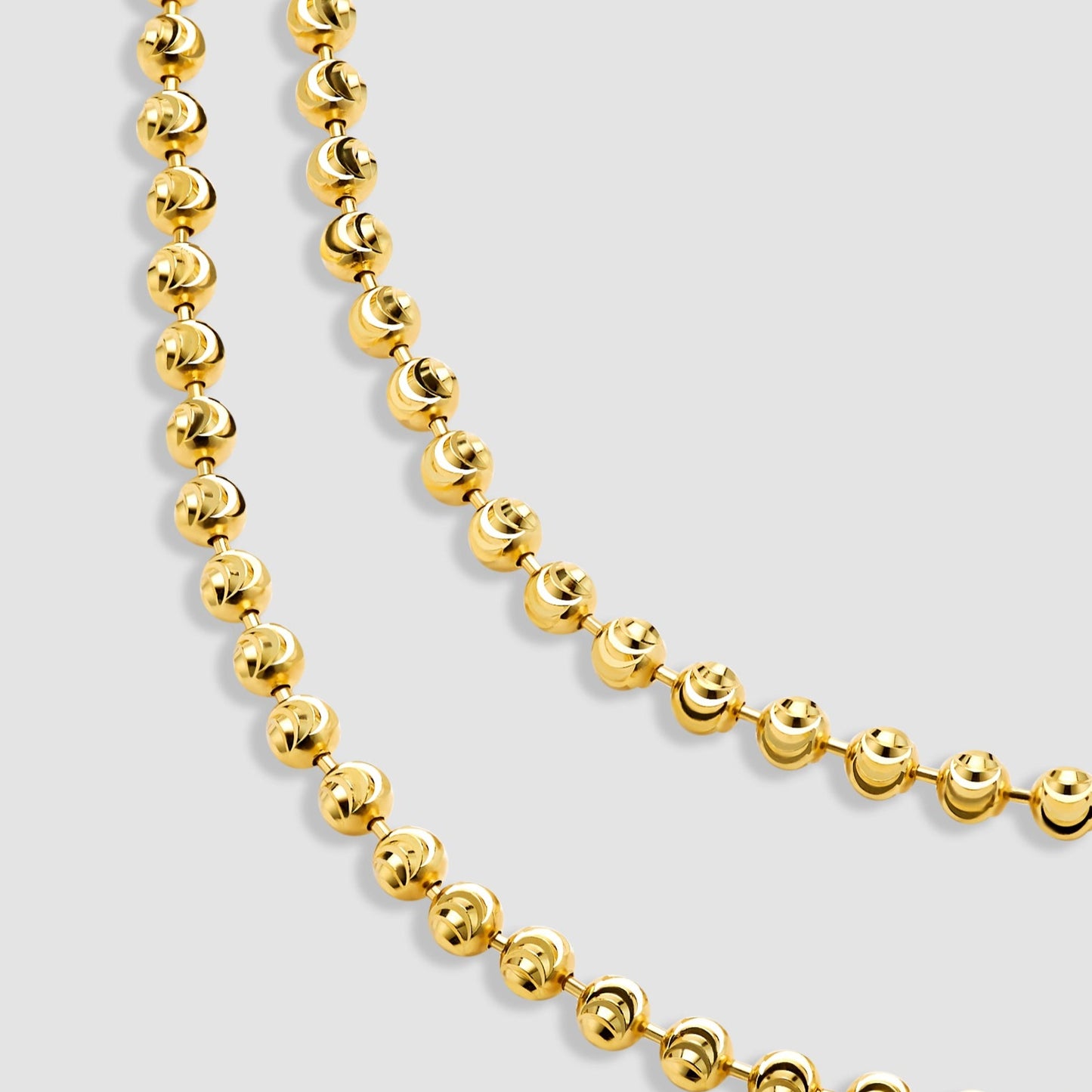 Moon Cut Ball Chain - 2mm