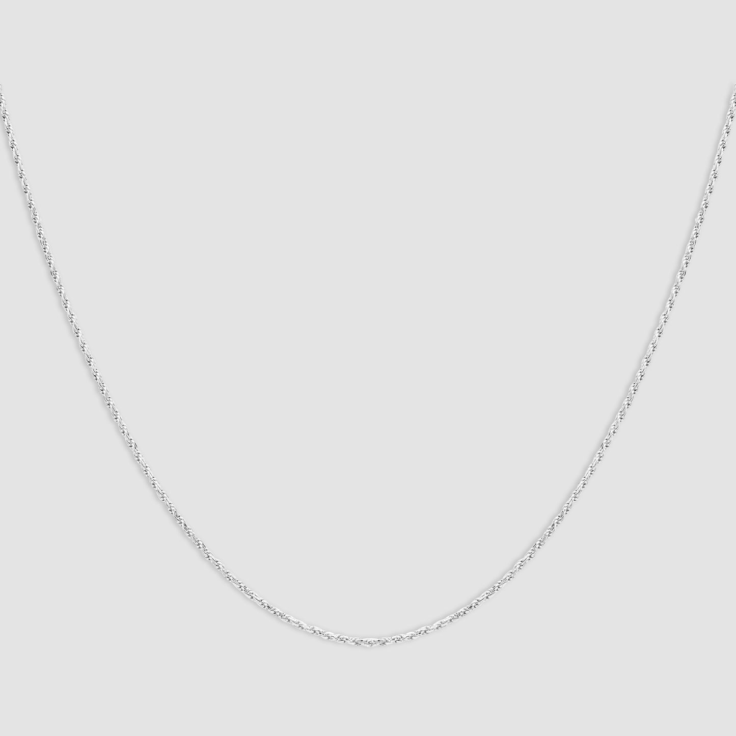 Sterling Silver Rope Chain - 2mm