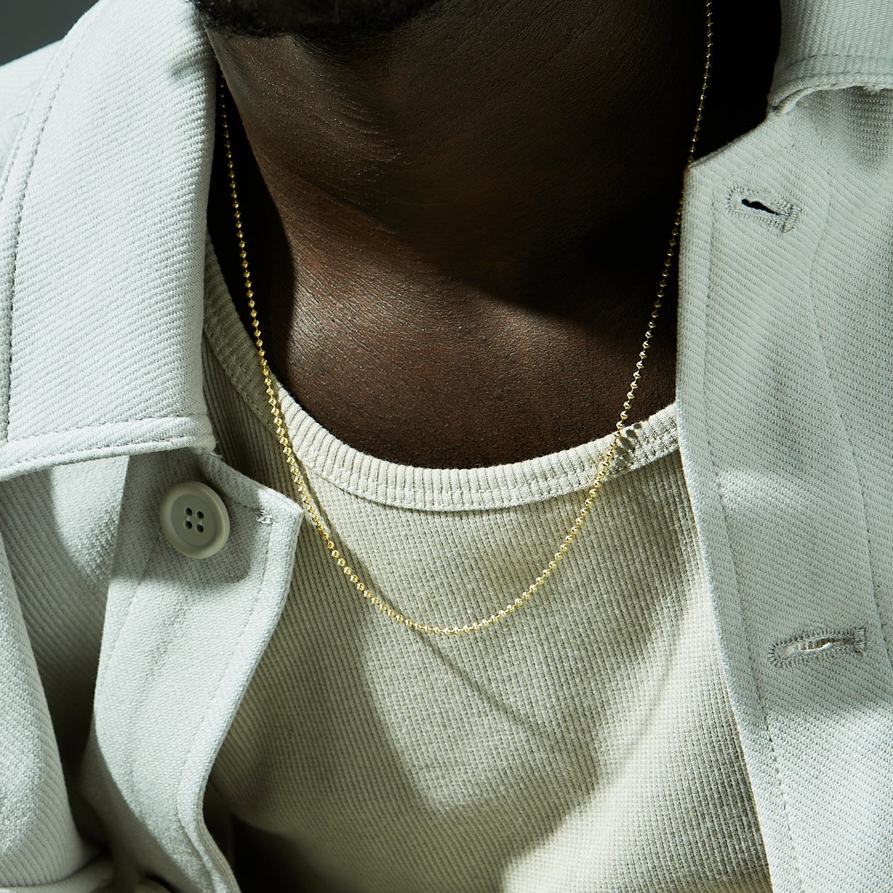 Moon Cut Ball Chain - 2mm