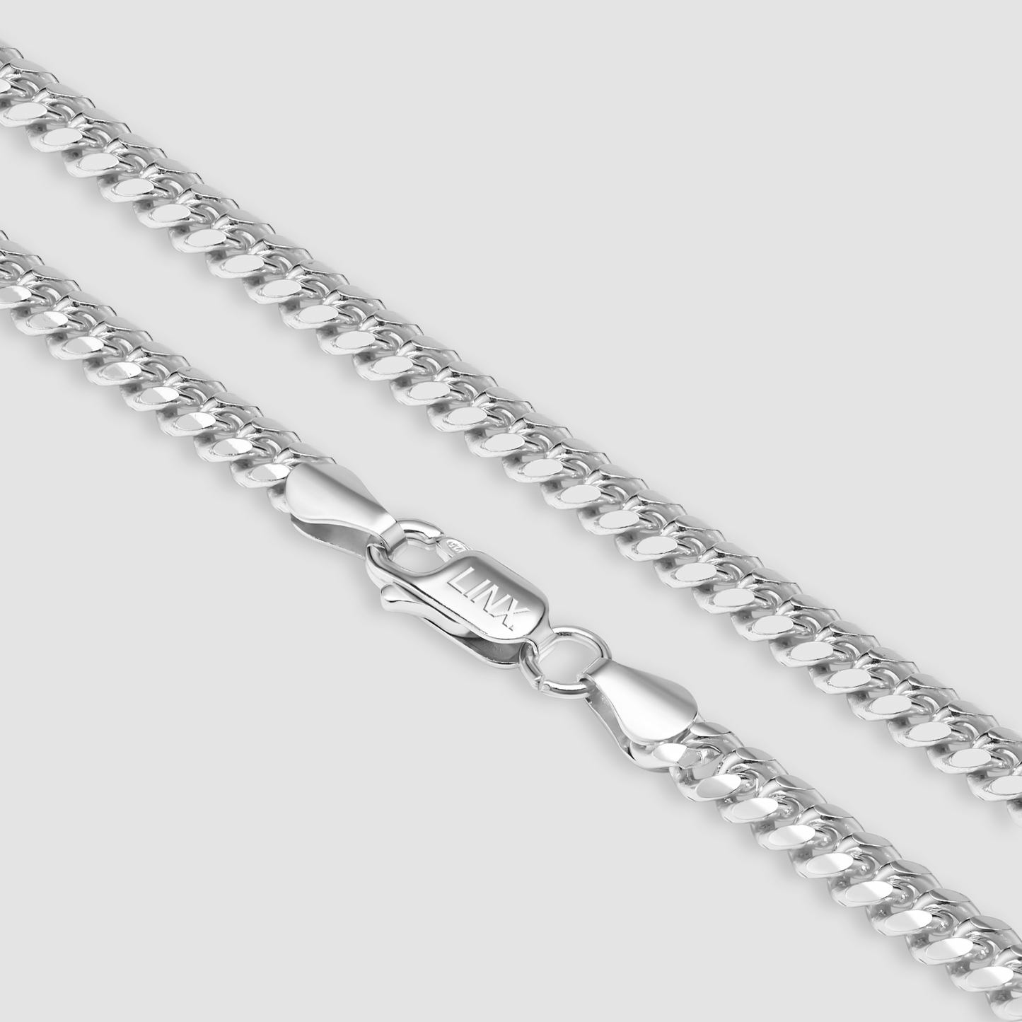 Sterling Silver Cuban Link Chain - 4mm