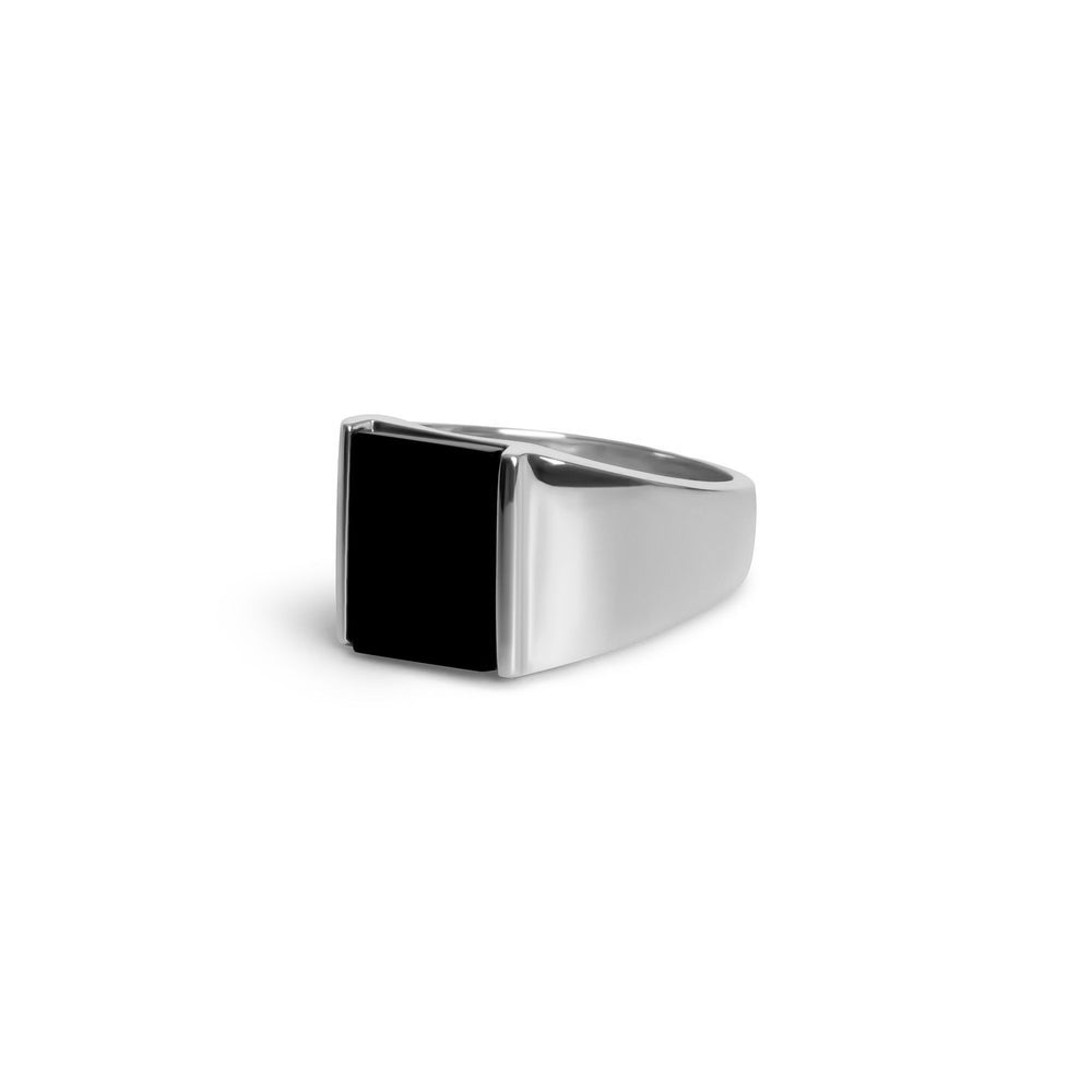 
                      
                        Sterling Silver Onyx Signet Ring
                      
                    