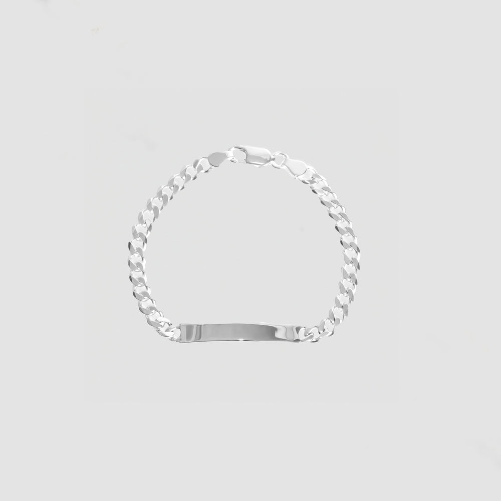 
                      
                        Sterling Silver Thin ID Bracelet
                      
                    