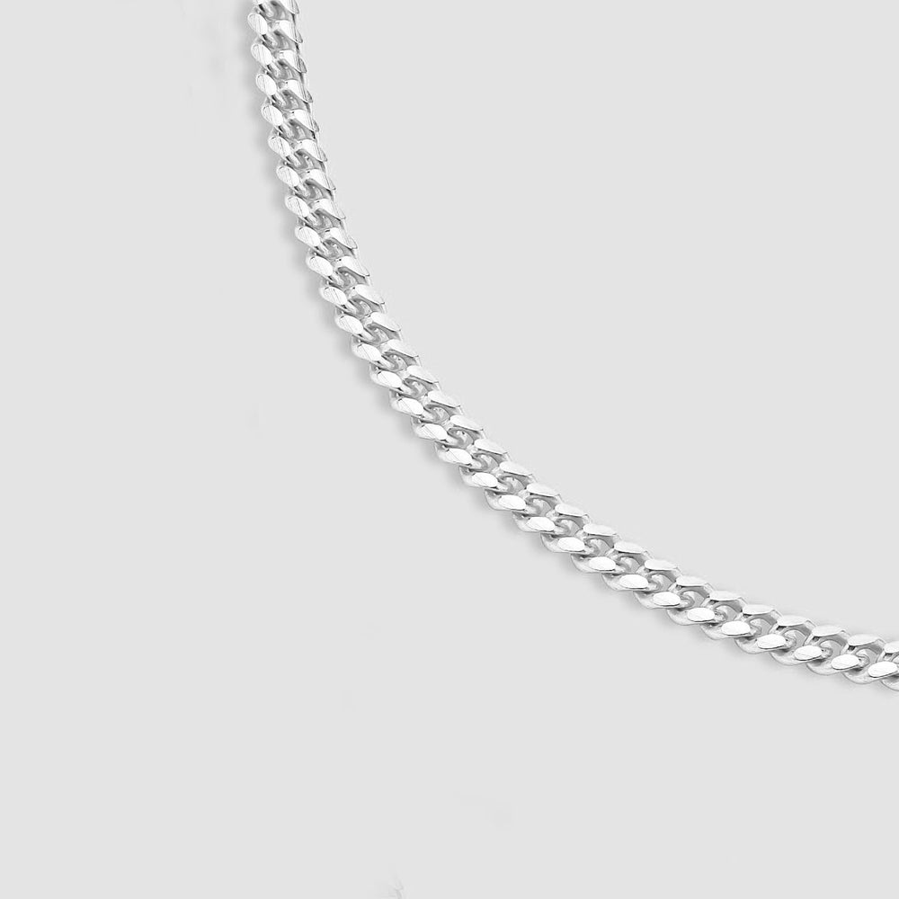 
                      
                        Sterling Silver Cuban Link Bracelet - 6mm
                      
                    