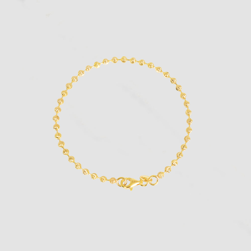 
                      
                        Moon Cut Ball Chain Bracelet - 3mm
                      
                    