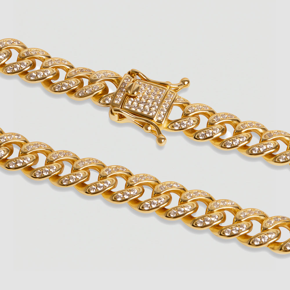 
                      
                        Iced Out Cuban Link Bracelet - 8mm
                      
                    