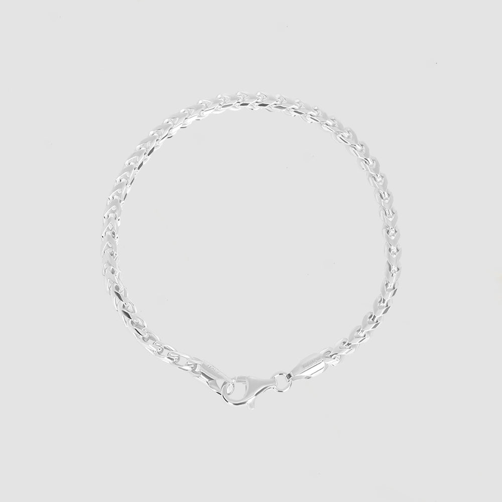 
                      
                        Sterling Silver Franco Bracelet - 4mm
                      
                    