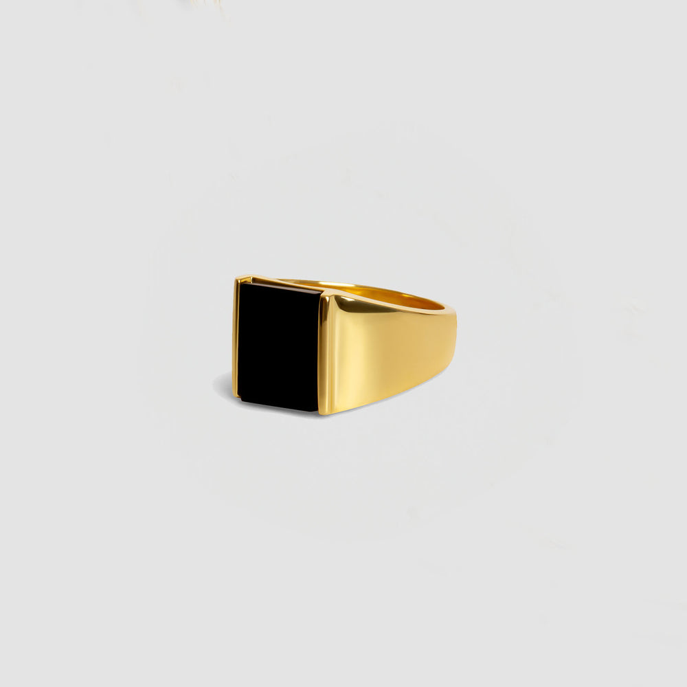 Onyx Signet Ring