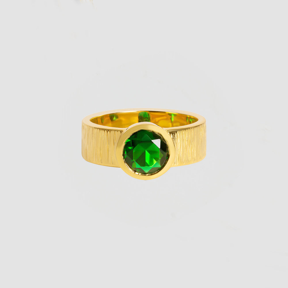 
                      
                        Bark Emerald Ring
                      
                    