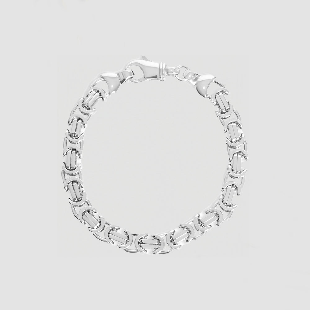 
                      
                        Sterling Silver Thick Link Bracelet - 6mm
                      
                    