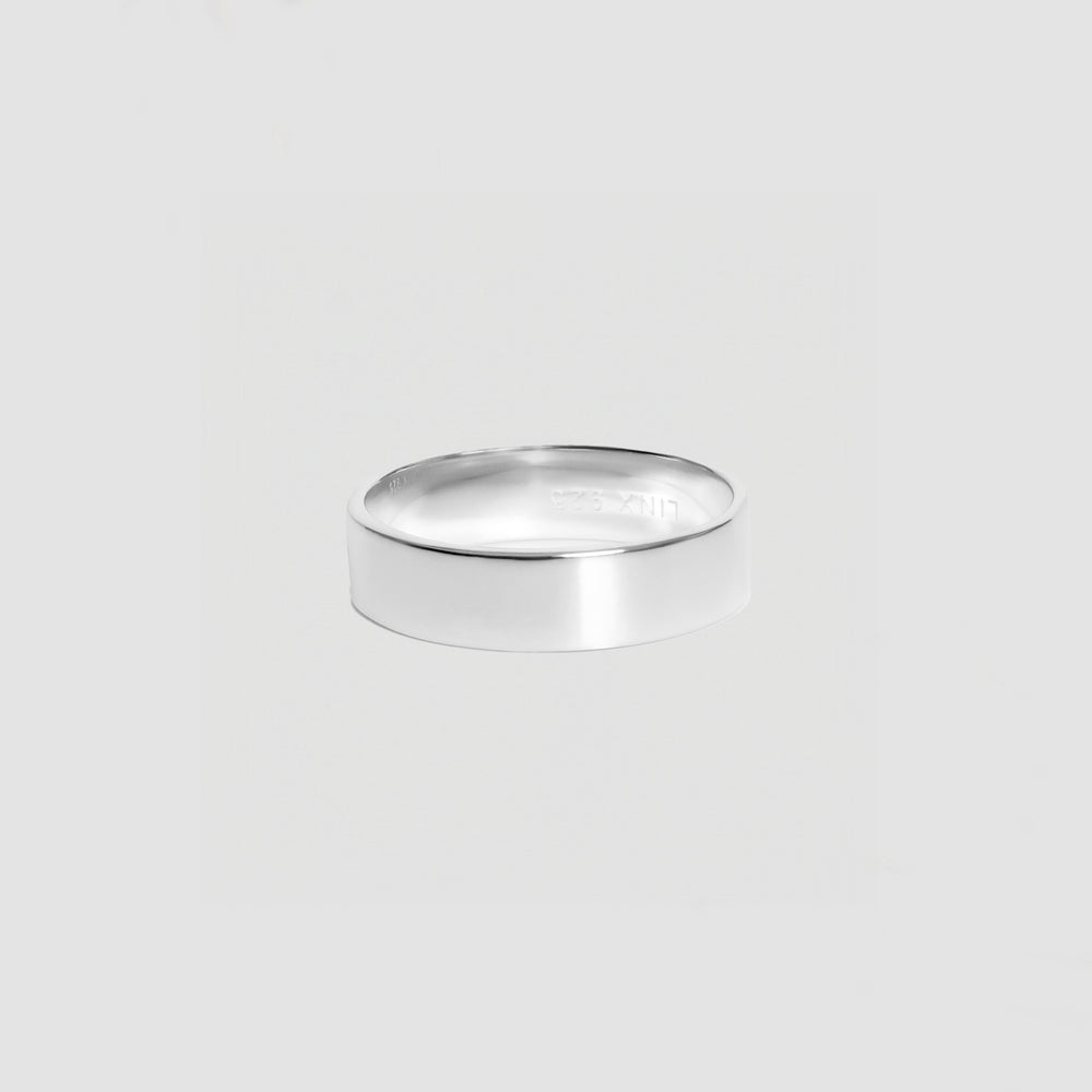 Sterling Silver Plain Wedding Band