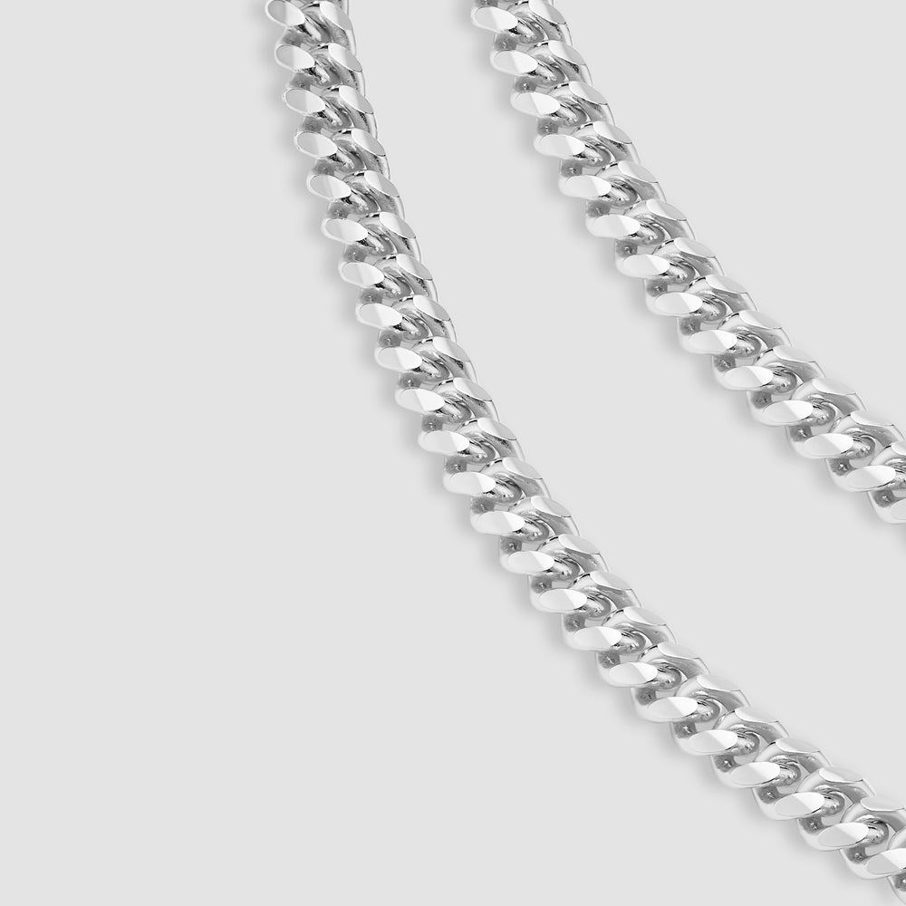 
                      
                        Sterling Silver Cuban Link Chain - 4mm
                      
                    