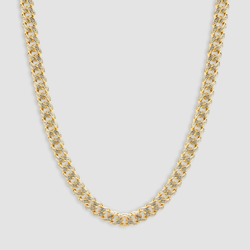 Iced Out Cuban Link Chain - 8mm