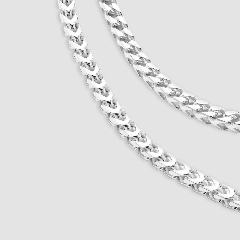 
                      
                        Sterling Silver Franco Chain - 4mm
                      
                    