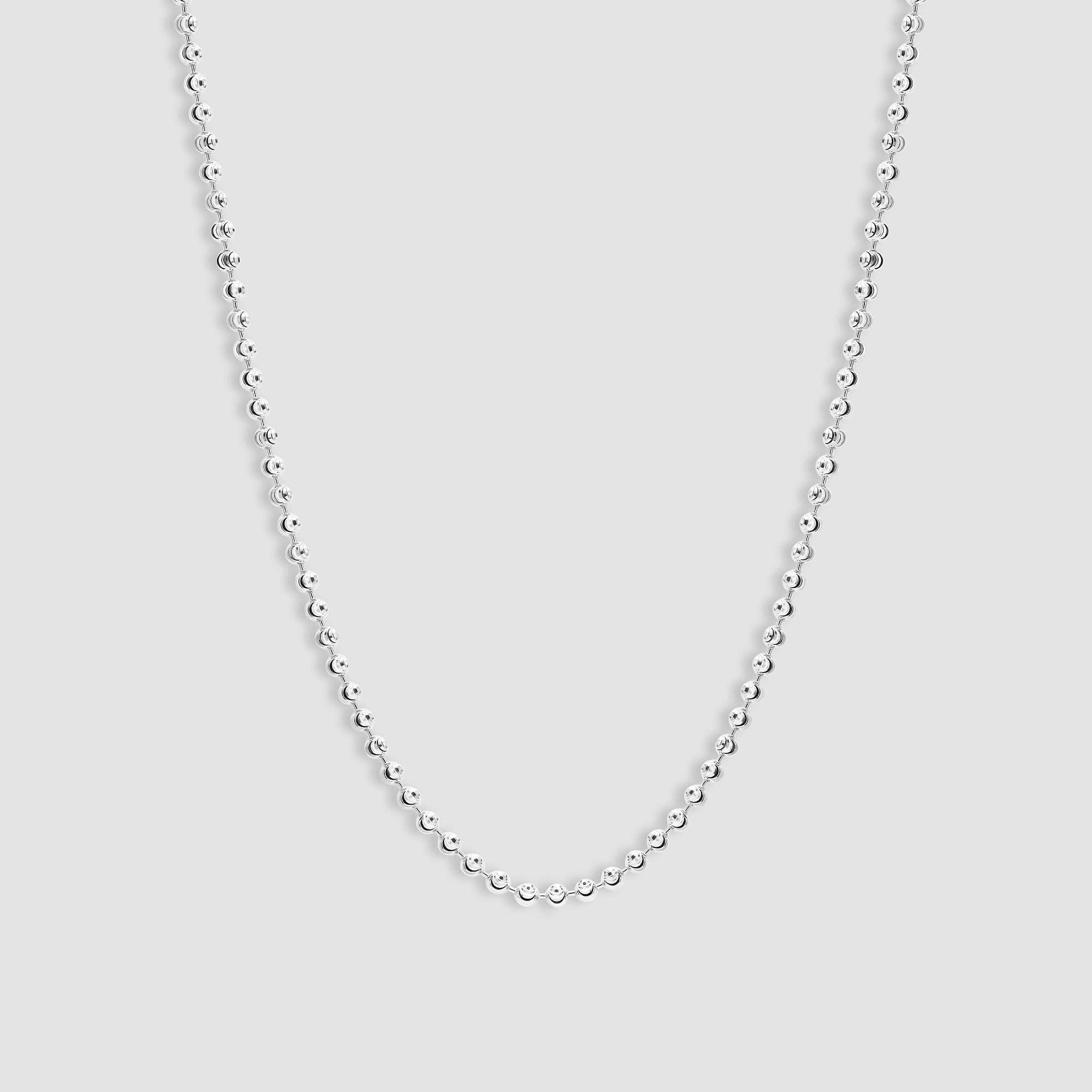 Sterling Silver Moon Cut Ball Chain - 3mm – LINX