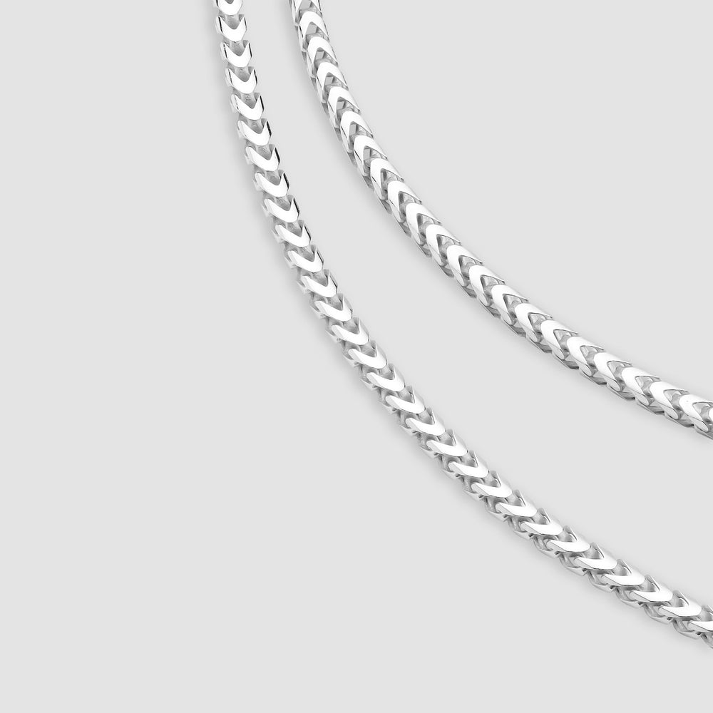 
                      
                        Sterling Silver Franco Chain - 2.5mm
                      
                    