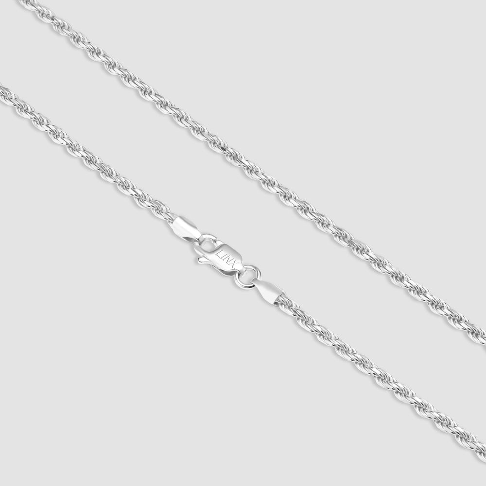 
                      
                        Sterling Silver Rope Chain - 4mm
                      
                    