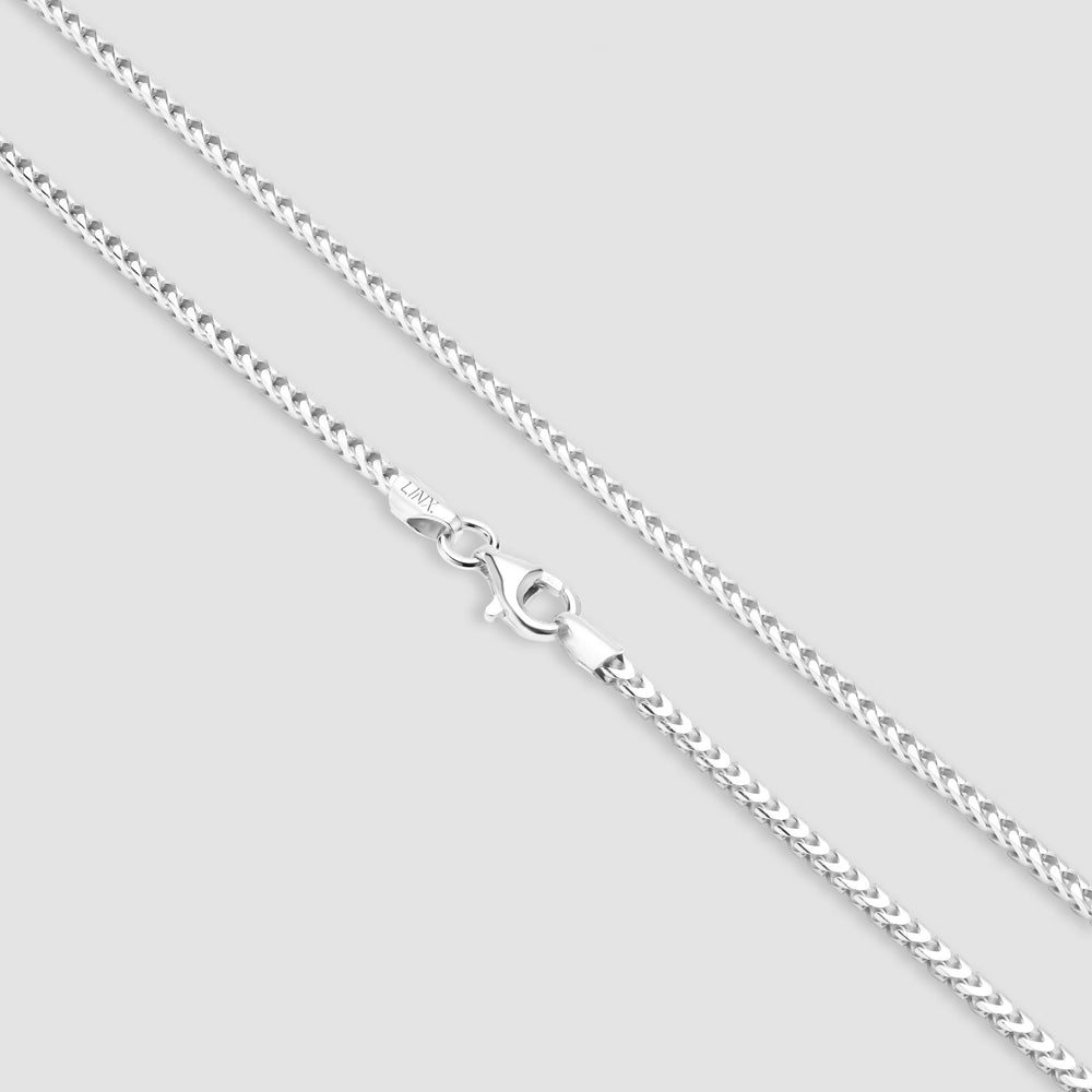 
                      
                        Sterling Silver Franco Chain - 2.5mm
                      
                    